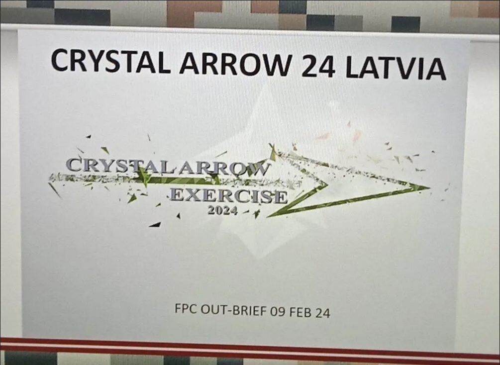Detailed plan of NATO's Crystal Arrow 24 exercise leaks online