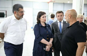 Belarusian delegation visits shoe factory "DOF+" in Dagestan